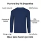 thumbnail image 4 of Playera Hombres Manga Larga Dry Fit Deportivas Transpirables, 4 of 6