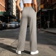 thumbnail image 6 of AloohaidyvioNo Boundaries Womens Wide Leg Fleece Lined Sweatpants Fall Winter Casual Sweat Pants with Pockets, 6 of 9
