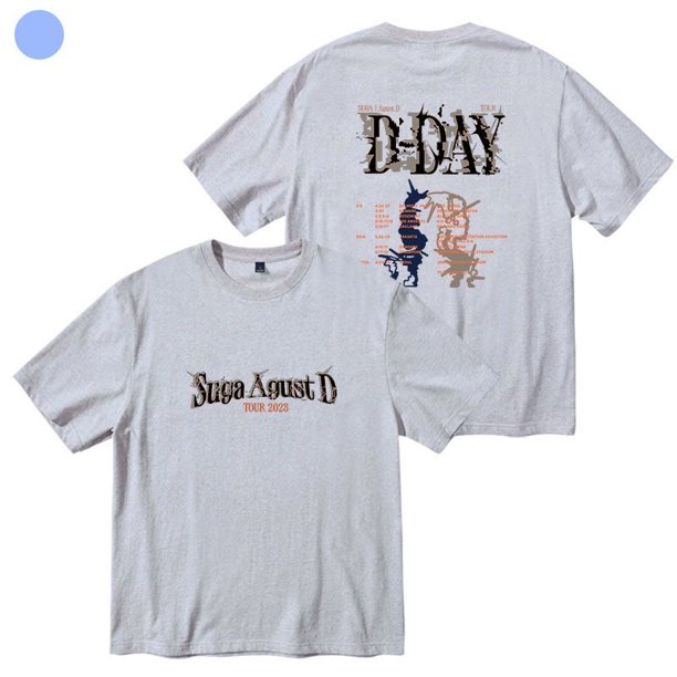 KPOP Bangtan SUGA AgustD Concierto D-DAY Mismo Algodón Camiseta De Manga Corta Hombres Y Mujeres Talla Grande Casual Suelta Gao Jiahui unisex