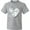 AC-Heather Grey, variant on Inktastic Lung Cancer Awareness White Ribbon Around Heart Youth T-Shirt