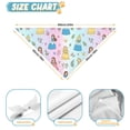 thumbnail image 6 of Dog Bandana 1 Pack,Rainbow Princess Flower Pattern Bandanas for Dogs,Cat Bandana,Small/ Large Dog Bandana 2 Size,Dog Bandanas, 6 of 6