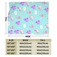 thumbnail image 3 of Yibo Flamingo Unicorn Blanket Cute Blanket For Girls The Best Gift For Girls Birthday Gift Valentine'S Day Gift Sofa Blanket, 3 of 6