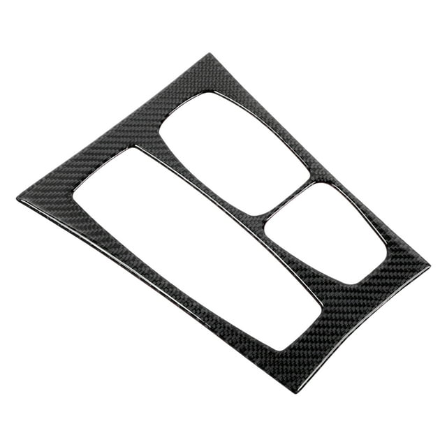 Cubierta del panel de trim del cambio de control central para BMW X5 E70 2008-2013 Sticker de panel de control de cambio antiarañazos negro trim de cobertura total