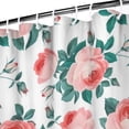 thumbnail image 3 of Pioneer Flower Floral Print Pattern Shower Curtain 72"x72" ,Bathroom Decorative Shower Curtains Set with 12 Hooks,Modern Waterproof Washable Shower Curtain, 3 of 6