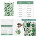 thumbnail image 6 of St Patricks Day Balloon Curtains for Windows, Bedroom Curtains 54 Inch Length, Farmhouse Vintage Green Shamrock Tie Up Curtains Panels Thermal Insulated Bathroom Curtains Window 42"x54", 6 of 8