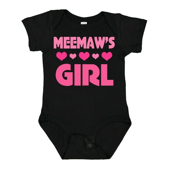 Inktastic Meemaw Girl Granddaughter Girls Baby Bodysuit