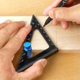 thumbnail image 2 of Tall Stair Gauges For Framing Square Hexagonal Stable Lock With Holder & Hook Wobble Design For Framing Square & Speed Square Woodworking Tools, 2 of 9