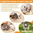 thumbnail image 6 of Pet Collar Soft Comfortable Pet Recovery Collar Adjustable Dogs Cats Protective Cone Collar for Post-Surgery, 6 of 7