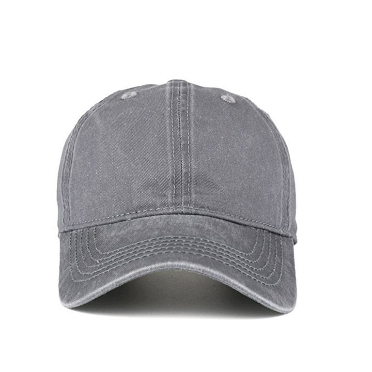 1-Pack Vintage Washed Cotton Baseball Cap, Low Profile  display picture 2