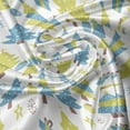 thumbnail image 5 of Ambesonne Christmas Valance Pack of 2, Trees and Presents, 54"X12", Sky Blue Yellow Green, 5 of 5