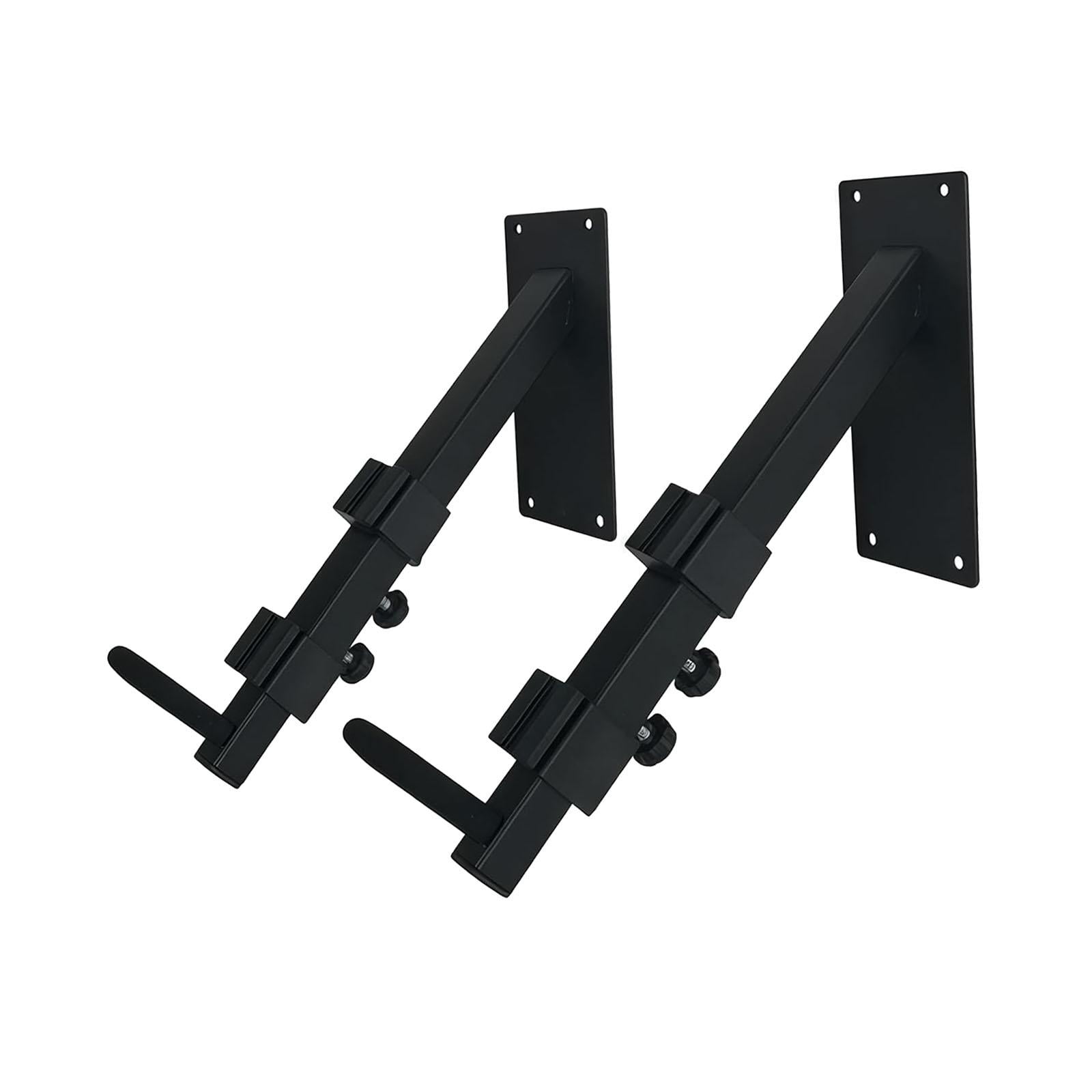 2 Pcs Electronic Keyboard Hook Wall Hanger Iron Adjustable Holder for Musical Instruments Home Studio