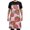 Cute Cartoon Strawberry, variant on Kitchen Apron with 2 Pockets Adjustable waterproof Cooking Aprons for Women Men Chef Beautiful Unicorn Head and Flower