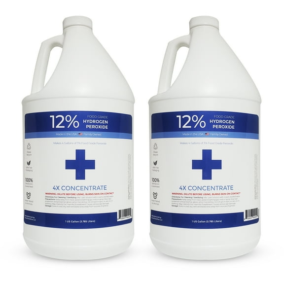 12% Food Grade Hydrogen Peroxide 2 Gallons - PureChemPros
