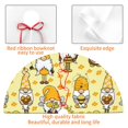 thumbnail image 6 of Kll 30" Christmas Tree Skirt Garden Honeybee Gnomes Xmas Tree Skirts Mat For New Year Xmas Holiday Party Indoor Outdoor Home Decoration, 6 of 9