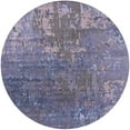 thumbnail image 1 of Ahgly Company Machine Washable Indoor Round Industrial Modern Grape Purple Area Rugs, 3' Round, 1 of 7