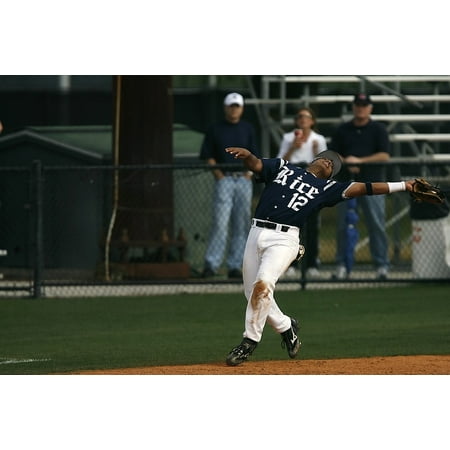 Canvas Print Base Ball Catch Catching Fielder Baseball Sport Stretched Canvas 10 x