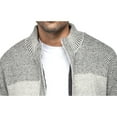 thumbnail image 5 of X RAY JEANS Mens Color Blocked Full-Zip High Neck Sweater Jacket, Oatmeal, XL, 5 of 5