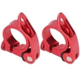 thumbnail image 4 of Seatpost Clip, Aluminum Alloy Easy To Install Seatpost Clamp  For 27.2MM Bikes Seatposts Red, 4 of 8