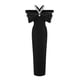 thumbnail image 1 of Vestido Bellabarnetten Sloan Halter Diamond Vendage Maxi, 1 of 7
