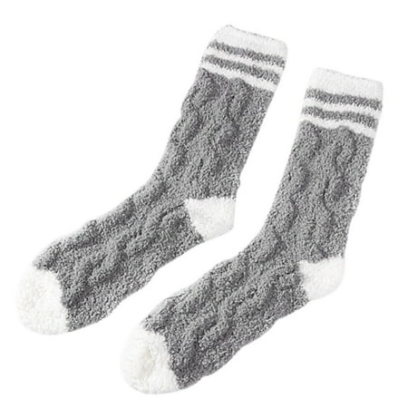 

TAIAOJING Women s Winter Fuzzy Socks Warm Slipper Socks Women s Soft Fuzzy Sleeping Socks Fuzzy Elastic Slipper Socks Casual Socks