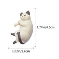 thumbnail image 3 of Fasiaou Cat Refrigerator Magnets, 1 Lying Cat Fridge Magnets Cute, Mini Kawaii Decorative Magnet for Home Kitchen with Strong Magnetic, Funny/Novelty Chubby Kitten Refrigerator Magnets, 3 of 6