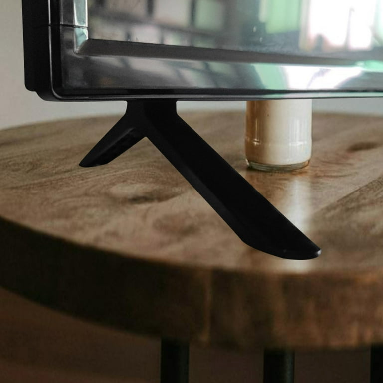 Universal TV Stand Legs 2pcs Screws Replacement Feet for Smart TVs Tabletop Base Pedestal Mount Living Room Bedroom