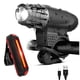 thumbnail image 1 of Luces delanteras y traseras para bicicleta, juego de luces para bicicleta de alta resistencia, linterna de seguridad impermeable para ciclismo, camping, senderismo, 1 of 5