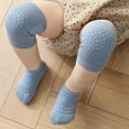 thumbnail image 4 of Juego de 5 pares de calcetines antideslizantes para bebé, unisex, rodilleras antideslizantes para gatear., 4 of 5