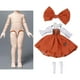 thumbnail image 5 of Ropa de moda para muñecas BJD, vestido de fiesta para muñeca niña, escala 1:6, conjuntos de ropa para Ob22 Tirantes Naranja, 5 of 9