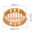 thumbnail image 2 of Uxcell 20Pcs 50mm/2in Air Vents Round Soffit Vents, Orange Soffit Vent Cover for Bathroom, 2 of 5