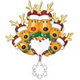 thumbnail image 1 of Colgante de Decoración para Árbol de Navidad LzGUNGY Diseño de Alce Love Juego de 2, 1 of 1