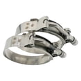 thumbnail image 4 of 3.25" T-Bolt Hose Clamp - Working Range 78mm - 86mm for 3.25" Hose D, Stainless Steel Bolt, Stainless Steel Band Floating Bridge and Nylon Insert Locknut (78mm - 86mm, 2 pack), 4 of 7