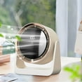 thumbnail image 3 of Small Desk Fan, Portable Electric Table Desktop Air Circulator Fans, Mini Electric Fan Dormitory Desktop USB Desk Lamp Fan Wall Mounted Household Light Sound Circulating Fan, 3 of 5