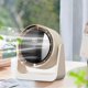 thumbnail image 4 of Xihbxyly Mini Ventilador Eléctrico, Ventilador de Escritorio Ajustable de Cinco Velocidades, Lámpara de Escritorio con Alimentación Usb, Modo de Iluminación Inteligente, Carga Rápida Tipo C, Funciona, 4 of 6