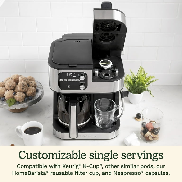 Cuisinart Coffee Center Barista Bar 4 in 1 Coffee Maker New SS 4N1