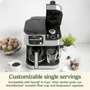 Cuisinart Coffee Center Barista Bar 4-in-1 Coffee Maker, 12-Cup Drip, K-Cup, Nespresso & Steam Wand