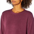 thumbnail image 3 of Orvis Ladies' Size Medium, Crewneck Pullover Long Sleeve, Purple, 3 of 4