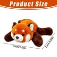 thumbnail image 3 of XIANXIAN Weighted Red Panda Stuffed Animal, 9.84 Inch Cute Plush Toy, Super Soft Pillow Plushie Doll, Sleeping Cushion for Boys Girls, Birthday Gifts, 3 of 4