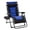 Black/Blue, variant on NAPWANT Adjustable Zero Gravity Recliner Chair, Folding Outdoor Patio Lounge Chair with Headrest, Cup Holder & Side Tray, Heavy-Duty Alloy Steel Frame,Black/Gray