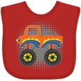 thumbnail image 3 of Inktastic Monster Truck for Baby Boy Boys Baby Bib, 3 of 4