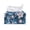 Blue Pink Floral Decoration, variant on Chririnla PU Leather Tissue Case Box, Waterproof Lightweight Rectangular Car Tissue Holder for Office Kitchen, Skull Floral Pattern