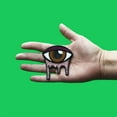 thumbnail image 2 of Glitter Drip Eye Makeup Patch Euphoric Iconic Imagery Embroidered Iron on, 2 of 2