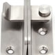 thumbnail image 4 of Pestillo abatible de acero inoxidable, cerradura de puerta corrediza multiusos a prueba de herrumbre para ventana, armario, cajón, perno deslizante derecho, 4 of 5