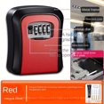 thumbnail image 1 of QJUHUNG 1pc Wall-mounted Key Storage Lock Box  Household Key Waterproof Convenient Combination  4-digit Password Lock Box  Indoor And Outdoor Fixed Spare Key And Shared Key Resettable Cod, 1 of 7