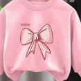 thumbnail image 5 of NOLDARES Baby Toddler Kids Girls 2pcs Clothes Set Long Sleeve Crewneck Sweatshirt and Elastic Waist Pants Print Fall Winter Outfits Clothing(Pink,5-6 Y), 5 of 5