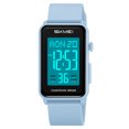 thumbnail image 5 of SKMEI Digital Watch Women’s Men's Sports Watch Rectangular Waterproof Unisex Wrist Watch with EL Backlight/Alarm/Stopwatch, 5 of 5