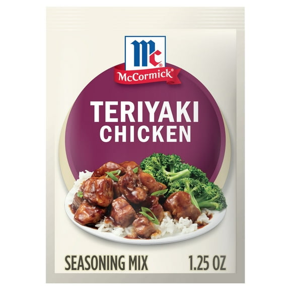 McCormick Teriyaki Chicken Seasoning Mix, 1.25 oz Envelope