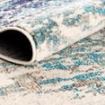 thumbnail image 6 of Unique Loom Vivid Collection Area Rug - Mumbai (7' 10" Octagon Blue/Ivory), 6 of 7