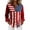 A07 Red, variant on FASHOFT 250th Anniversary USA Shirt for Women Patriotic Long Sleeve Button Down Blouses 4th of July T Shirts Grey L