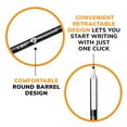 thumbnail image 3 of BIC Prevaguard Black Retractable Ballpoint Pens, 1.0mm, 12 Pack, 3 of 8